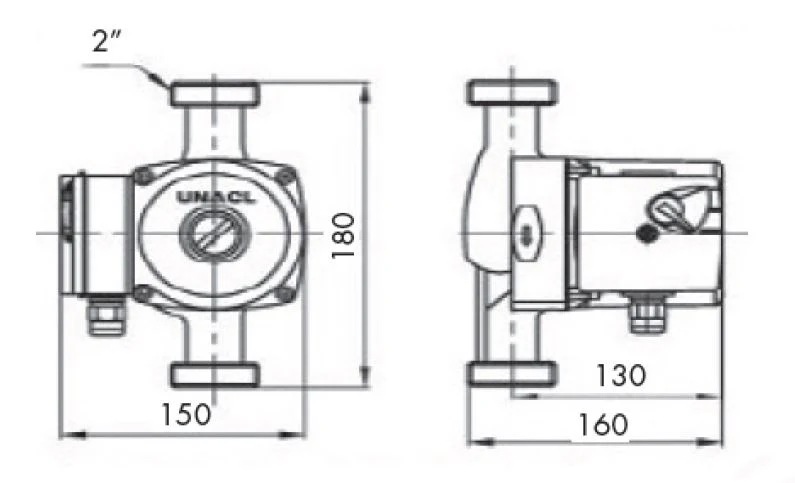 Bianco Hot Water Circulator: BIA-C2580-180 - Image 3