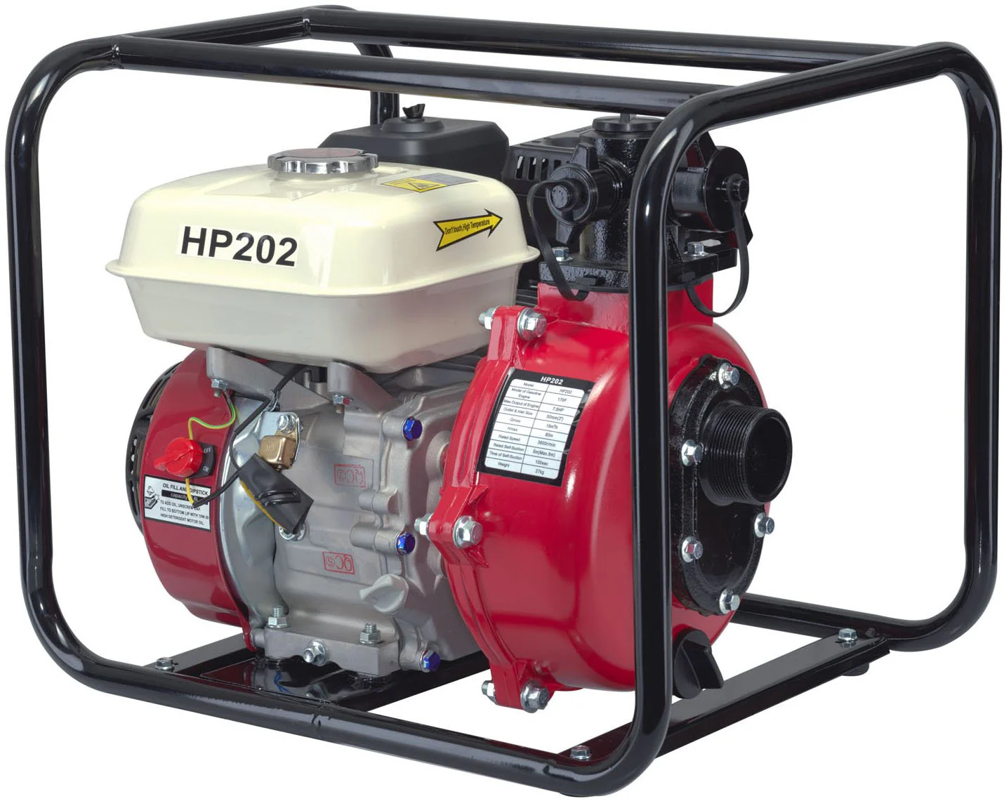 2" Inch Portable Engine Powered Water Pump -HP202 (TM)