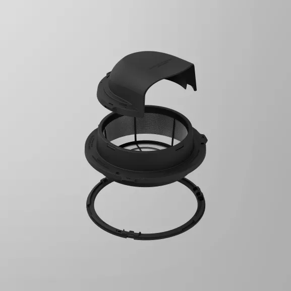 High Wall Tank Screen 360 Hood Kit w/ Screw Down Ring - Image 4