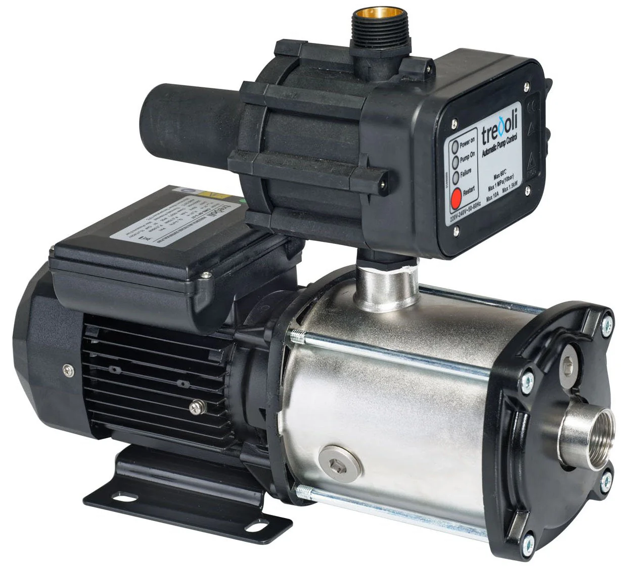 TREVOLI - CMB-SP 3-47 - Stainless Steel Multistage Water Pump for Single / Double Storey Home (TM)