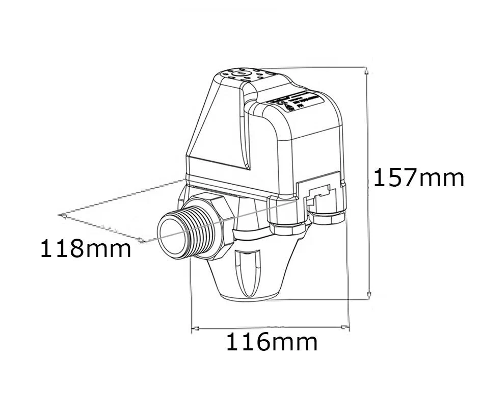 TREVOLI - PC-9C Pressure Switch w Gauge - Image 3